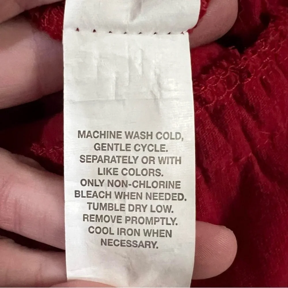 The Children’s Place Red Christmas Holiday Sparkle Dress Size 4T - Picture 5 of 5